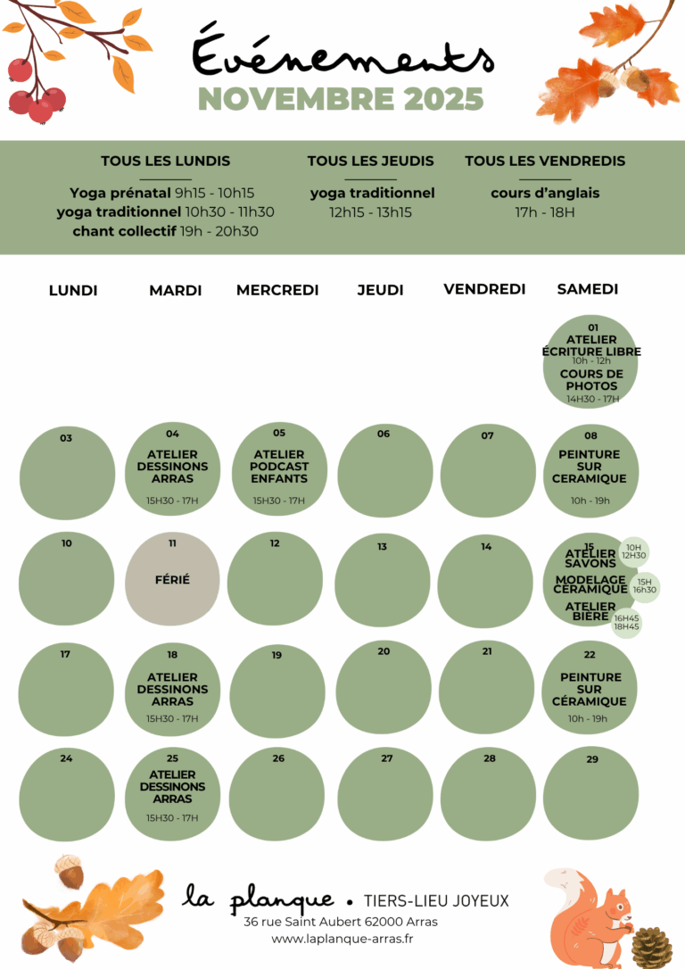 ÉVÉNEMENTS la planque arras